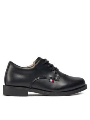 Tommy Hilfiger Półbuty Low Cut Lace Up Shoe T3B4-33174-1355 Czarny