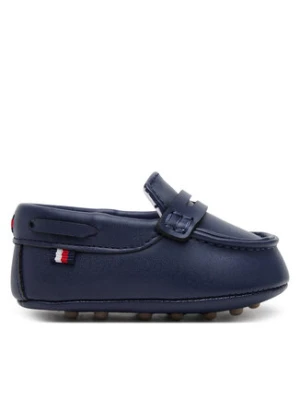 Tommy Hilfiger Półbuty Low Cut Shoe T0B4-33827-1433 Niebieski