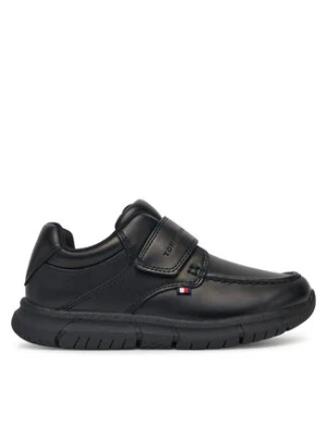 Tommy Hilfiger Półbuty Low Cut Velcro Shoe T3B4-33176-1355 M Czarny