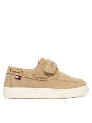 Tommy Hilfiger Półbuty Low Cut Velcro T1B4-34340-0315 M Beżowy