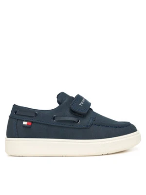 Tommy Hilfiger Półbuty Low Cut Velcro T1B4-34340-0315 M Granatowy