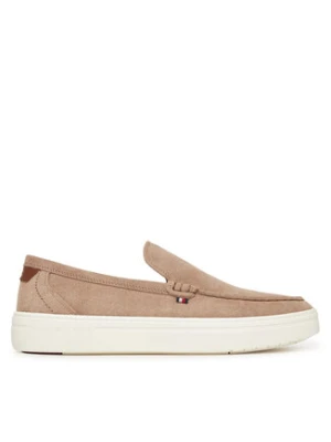 Tommy Hilfiger Półbuty Modern Light Hybrid Suede Loafer FM0FM05354 Brązowy