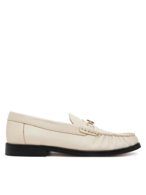 Zdjęcie produktu Tommy Hilfiger Półbuty Soft Leather Horsebit Loafer FW0FW08414 Écru
