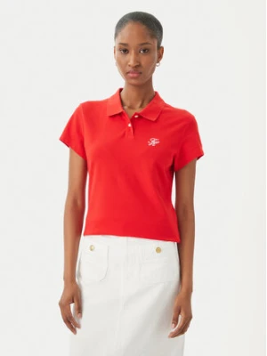 Tommy Hilfiger Polo 1985 Logo WW0WW49259 Czerwony Slim Fit