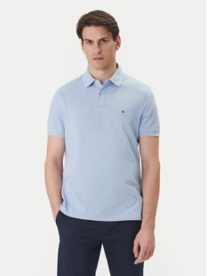 Tommy Hilfiger Polo 1985 MW0MW17770 Błękitny Regular Fit