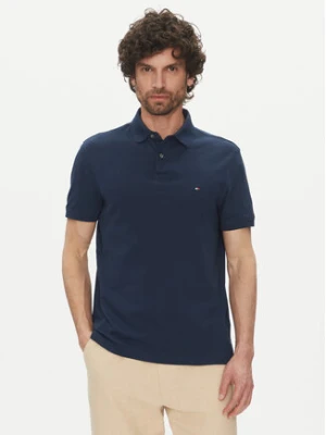Tommy Hilfiger Polo 1985 MW0MW17770 Granatowy Regular Fit