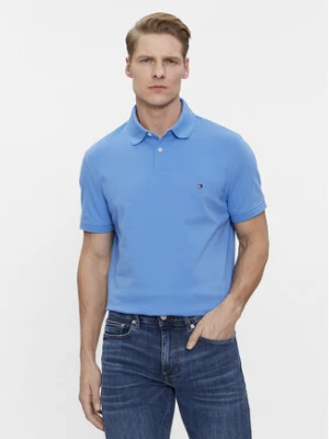 Tommy Hilfiger Polo 1985 MW0MW17770 Niebieski Regular Fit