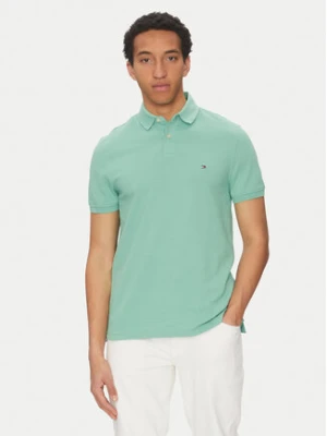 Tommy Hilfiger Polo 1985 MW0MW17770 Zielony Regular Fit