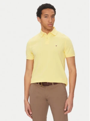 Tommy Hilfiger Polo 1985 MW0MW17770 Żółty Regular Fit