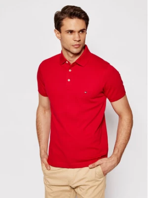 Tommy Hilfiger Polo 1985 MW0MW17771 Czerwony Slim Fit