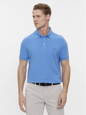Tommy Hilfiger Polo 1985 MW0MW17771 Niebieski Slim Fit