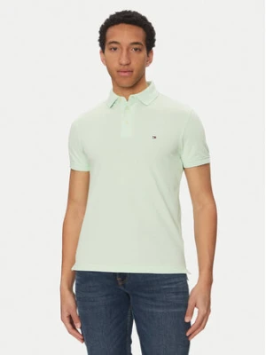 Tommy Hilfiger Polo 1985 MW0MW17771 Zielony Slim Fit