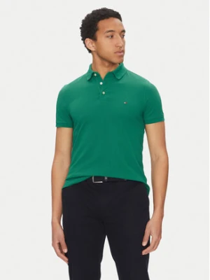 Tommy Hilfiger Polo 1985 MW0MW17771 Zielony Slim Fit