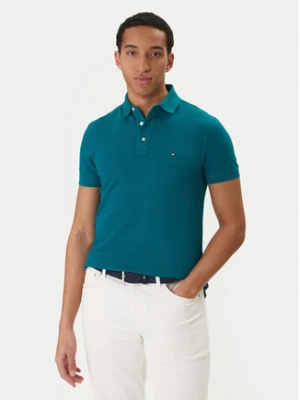 Tommy Hilfiger Polo 1985 MW0MW17771 Zielony Slim Fit