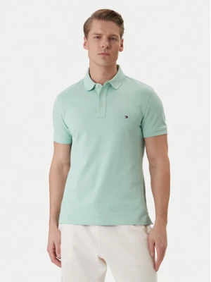 Tommy Hilfiger Polo 1985 MW0MW17771 Zielony Slim Fit