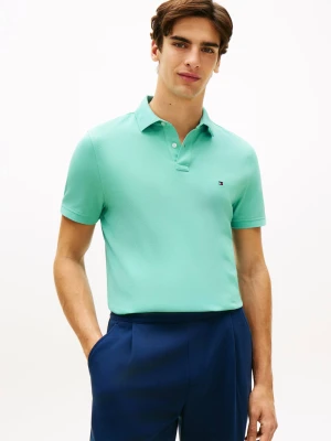 Tommy Hilfiger Polo 1985 | Regular Fit | stretch turkusowy