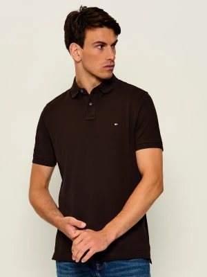 Tommy Hilfiger Polo 1985 | Regular Fit | stretch brązowy