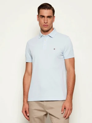 Tommy Hilfiger Polo 1985 | Slim Fit | pique błękitny