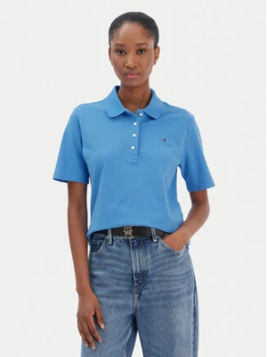 Tommy Hilfiger Polo 1985 WW0WW43224 Niebieski Regular Fit