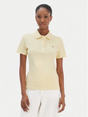 Tommy Hilfiger Polo 1985 WW0WW43225 Żółty Slim Fit