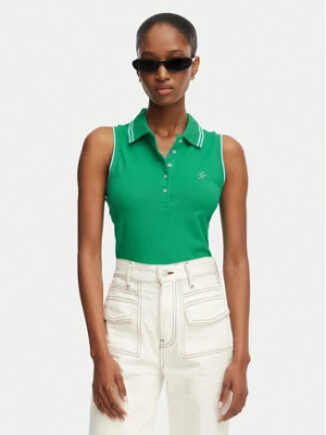 Tommy Hilfiger Polo 1985 WW0WW49561 Zielony Slim Fit