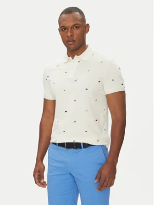 Tommy Hilfiger Polo Critter MW0MW39044 Beżowy Regular Fit