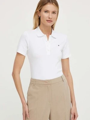 Tommy Hilfiger polo damski kolor biały WW0WW42047