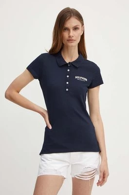 Tommy Hilfiger polo damski kolor granatowy WW0WW41895