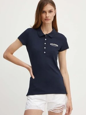 Tommy Hilfiger polo damski kolor granatowy WW0WW41895