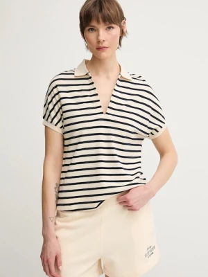 Tommy Hilfiger polo damski kolor granatowy WW0WW44512