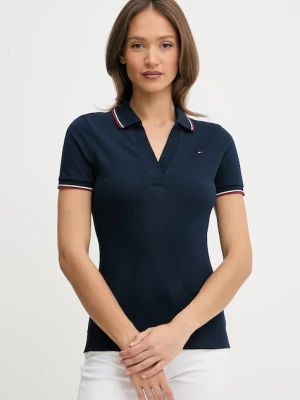 Tommy Hilfiger polo damski kolor granatowy WW0WW45736