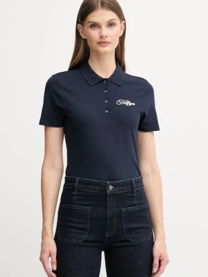 Tommy Hilfiger polo damski kolor granatowy WW0WW47312