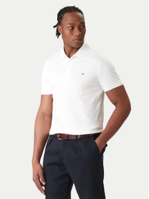 Tommy Hilfiger Polo Essential MW0MW35585 Biały Regular Fit