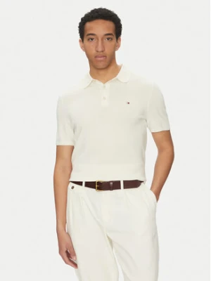 Tommy Hilfiger Polo Essential MW0MW37396 Beżowy Regular Fit