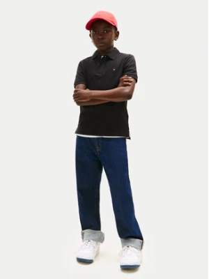 Tommy Hilfiger Polo Flag KB0KB09103 Czarny Regular Fit