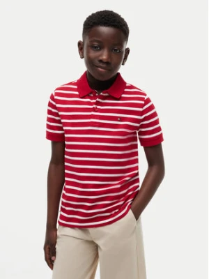 Tommy Hilfiger Polo Flag KB0KB09103 Czerwony Regular Fit