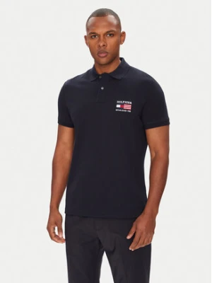 Tommy Hilfiger Polo Flag MW0MW39836 Granatowy Regular Fit