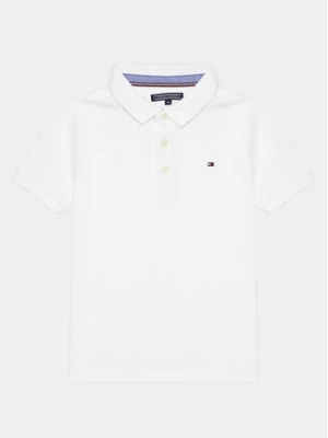 Tommy Hilfiger Polo KB0KB03975 Biały Regular Fit