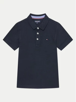 Tommy Hilfiger Polo KB0KB03975 D Granatowy Regular Fit