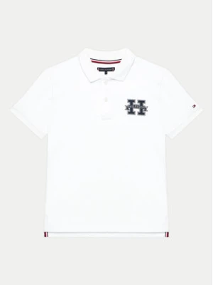 Tommy Hilfiger Polo KB0KB09029 Biały Regular Fit