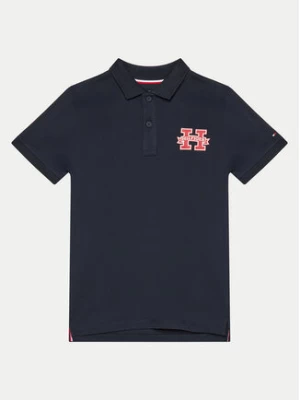 Tommy Hilfiger Polo KB0KB09029 Granatowy Regular Fit