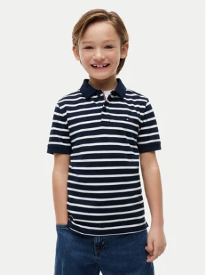 Tommy Hilfiger Polo KB0KB09103 Granatowy Regular Fit