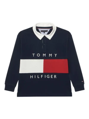 Tommy Hilfiger Polo KB0KB10354 Granatowy Regular Fit
