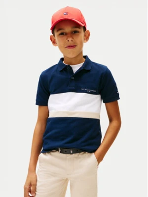 Tommy Hilfiger Polo KB0KB10383 Granatowy Regular Fit