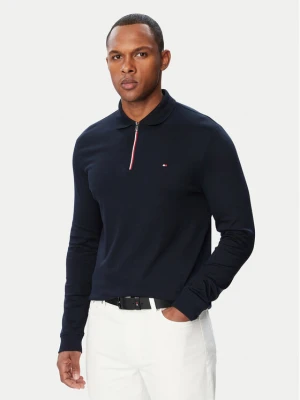 Tommy Hilfiger Polo Liauid MW0MW44820 Granatowy Regular Fit
