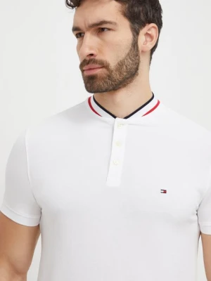 Tommy Hilfiger polo męski kolor biały gładki MW0MW34752