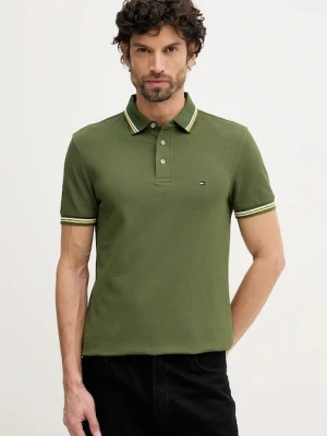 Tommy Hilfiger t-shirt męski bawełniany zielony