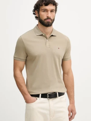 Tommy Hilfiger polo męskie bawełniane zielony