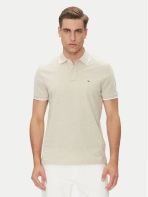 Tommy Hilfiger Polo MW0MW33140 Beżowy Regular Fit