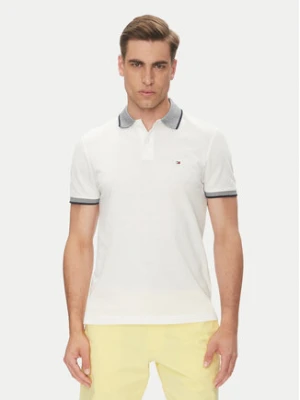 Tommy Hilfiger Polo MW0MW33140 Biały Regular Fit